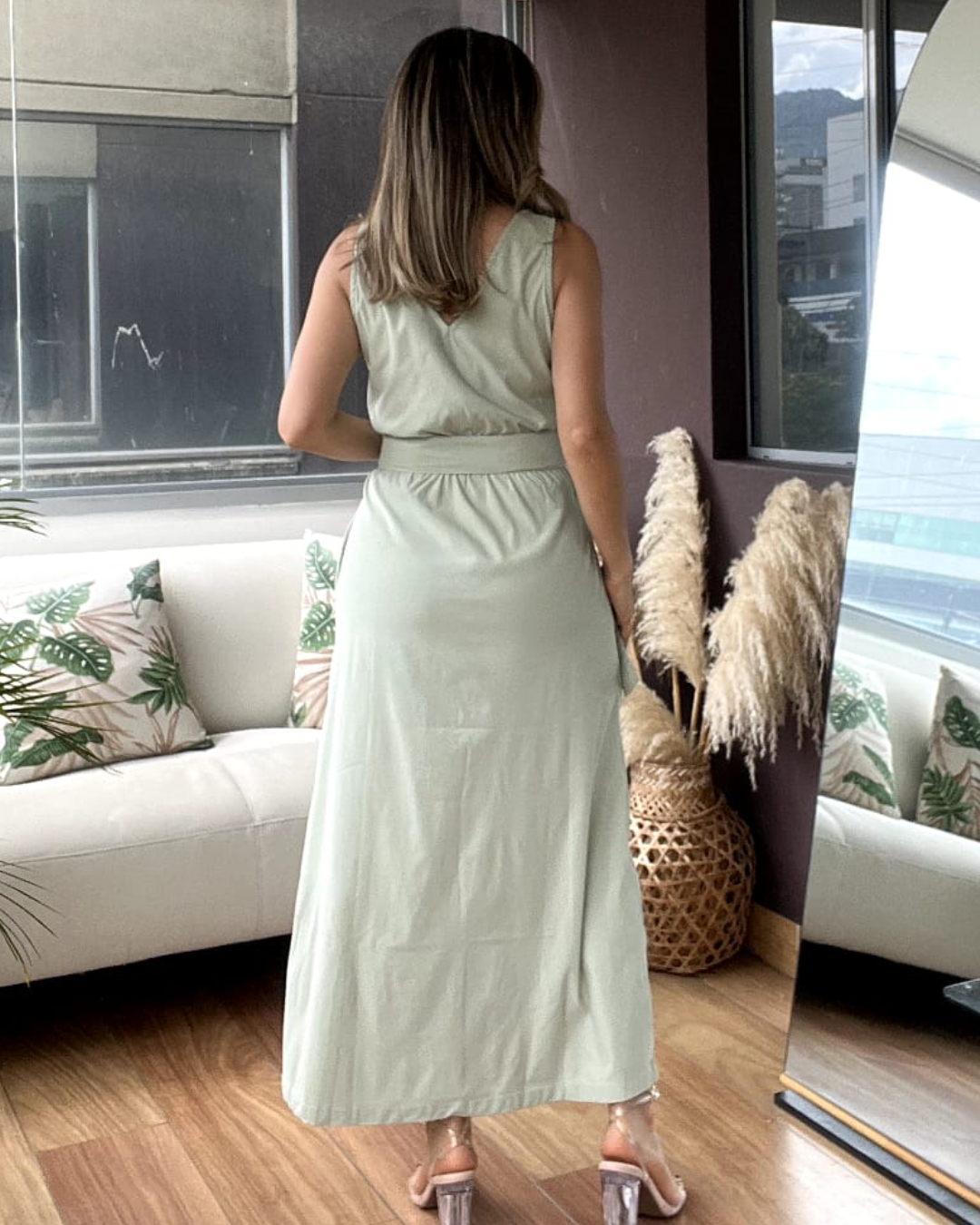 Vestido cruzado Supersoft