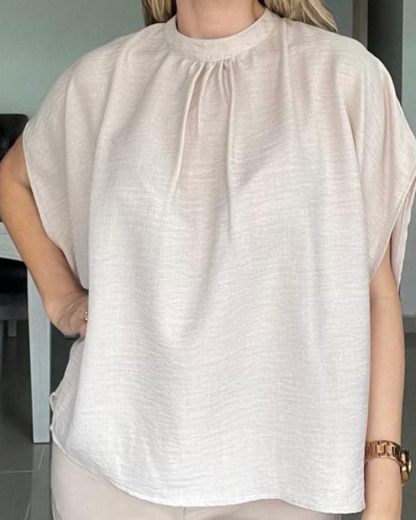 Blusón cuello alto