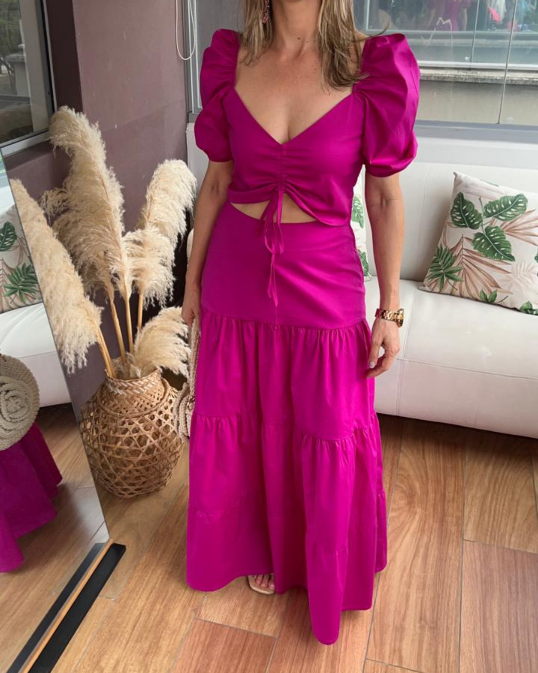Set de falda y blusa popelina