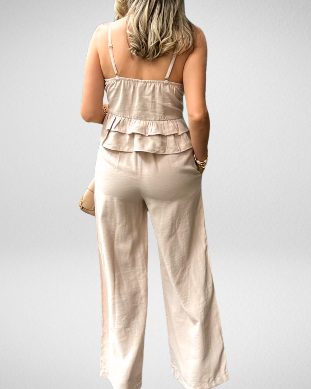 Set de pantalón y blusa de boleros