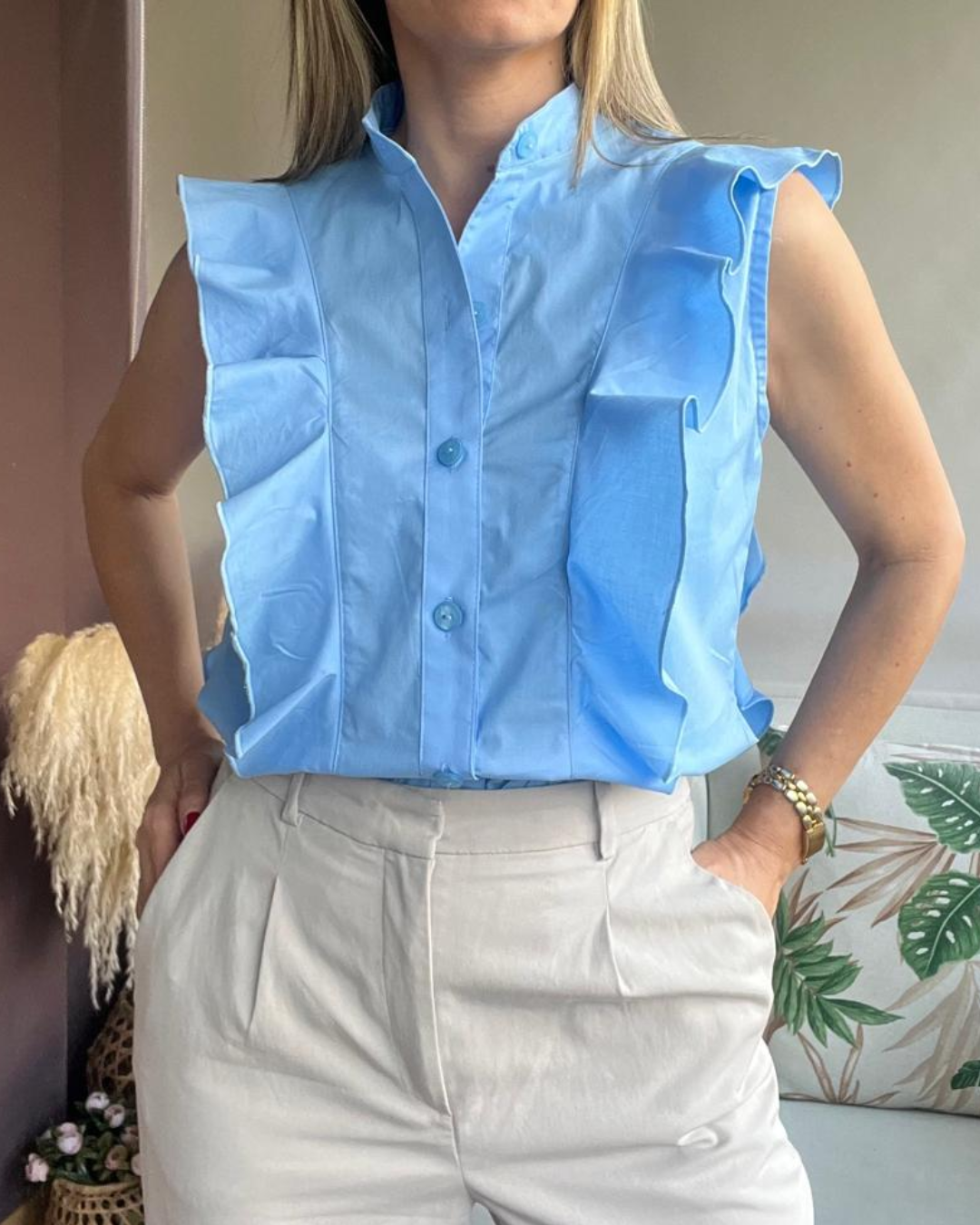 Blusa de boleros