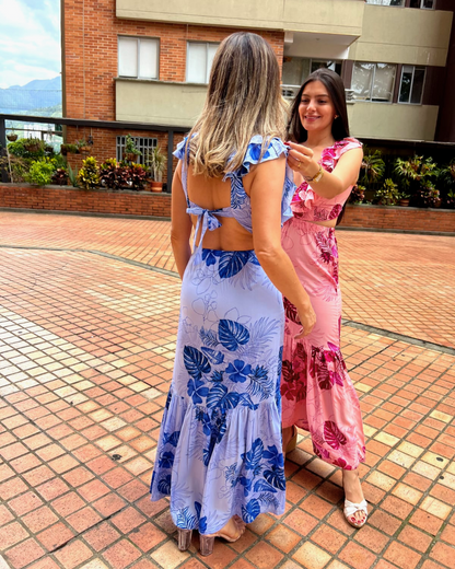 Vestido con boleros en el busto